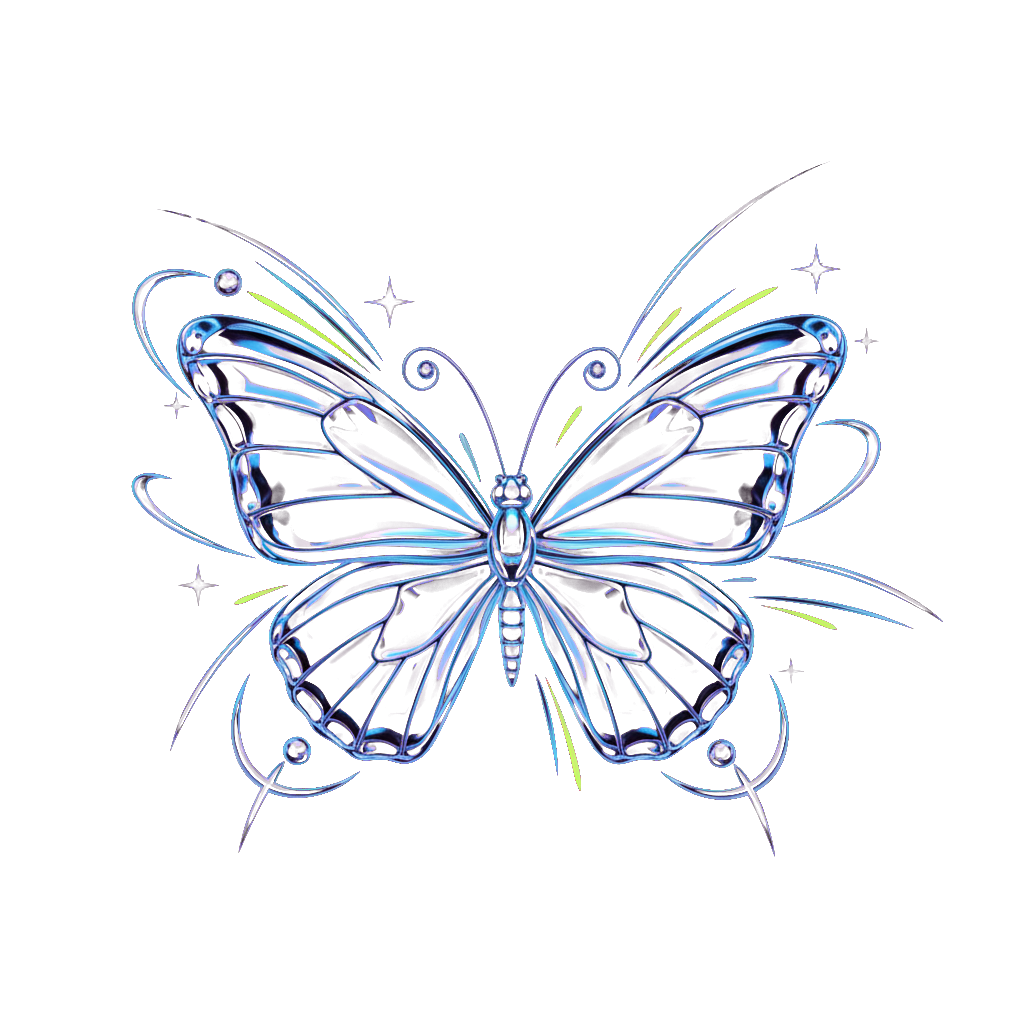 Sticker «Y2k Butterfly»