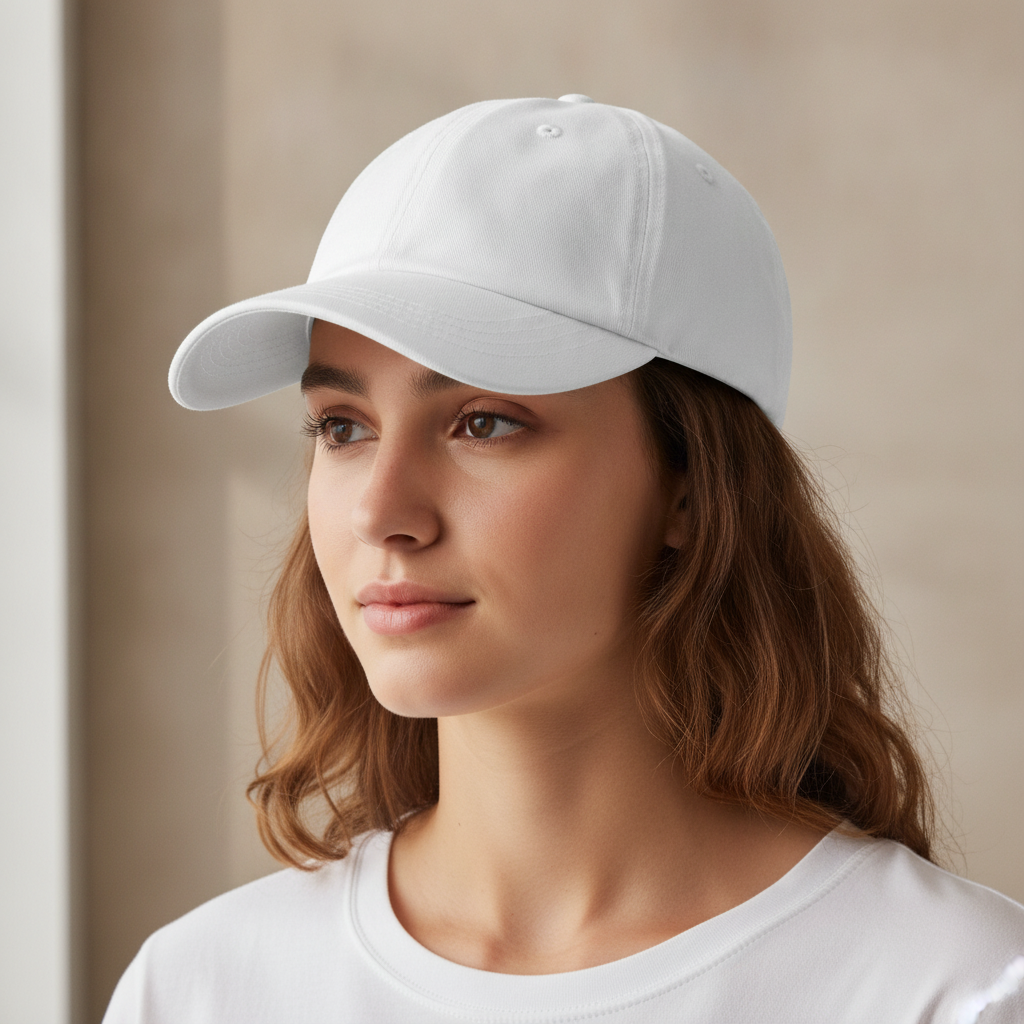 Dad-Cap – selbst gestalten, am Model getragen