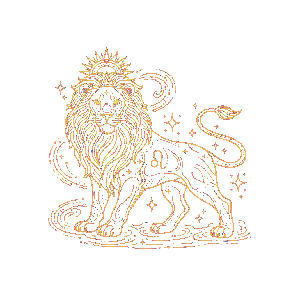 Sticker «Zodiac Leo»